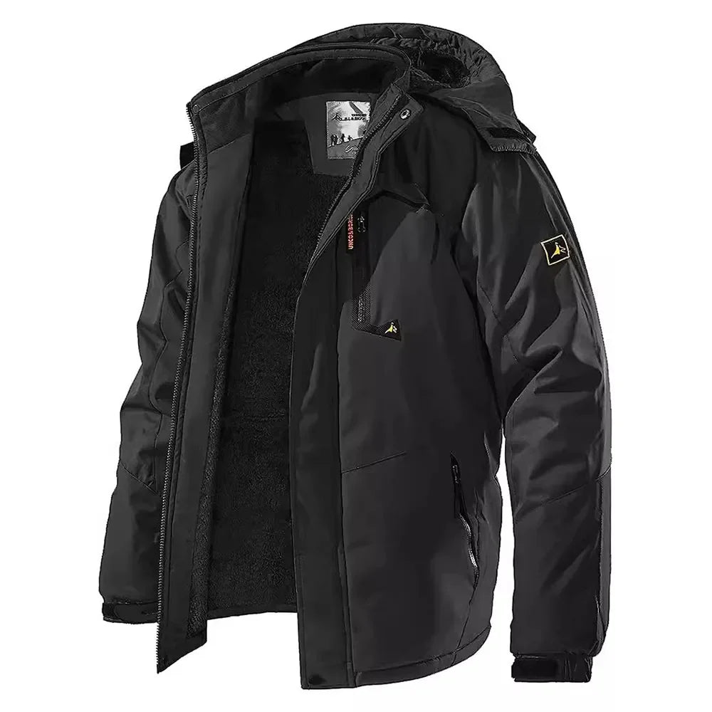 Men's Winter Parkas Outdoor Jacket Thicken Fleece Warm Waterproof Windbreaker Ski Jackets Climb Men Thick Coat Hot Sale