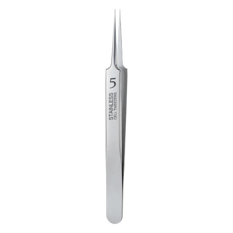 German Ultra-fine No. 5 Cell Pimples Blackhead Clip Tweezers Beauty Salon Special Scraping & Closing Artifact Acne Needle Tool