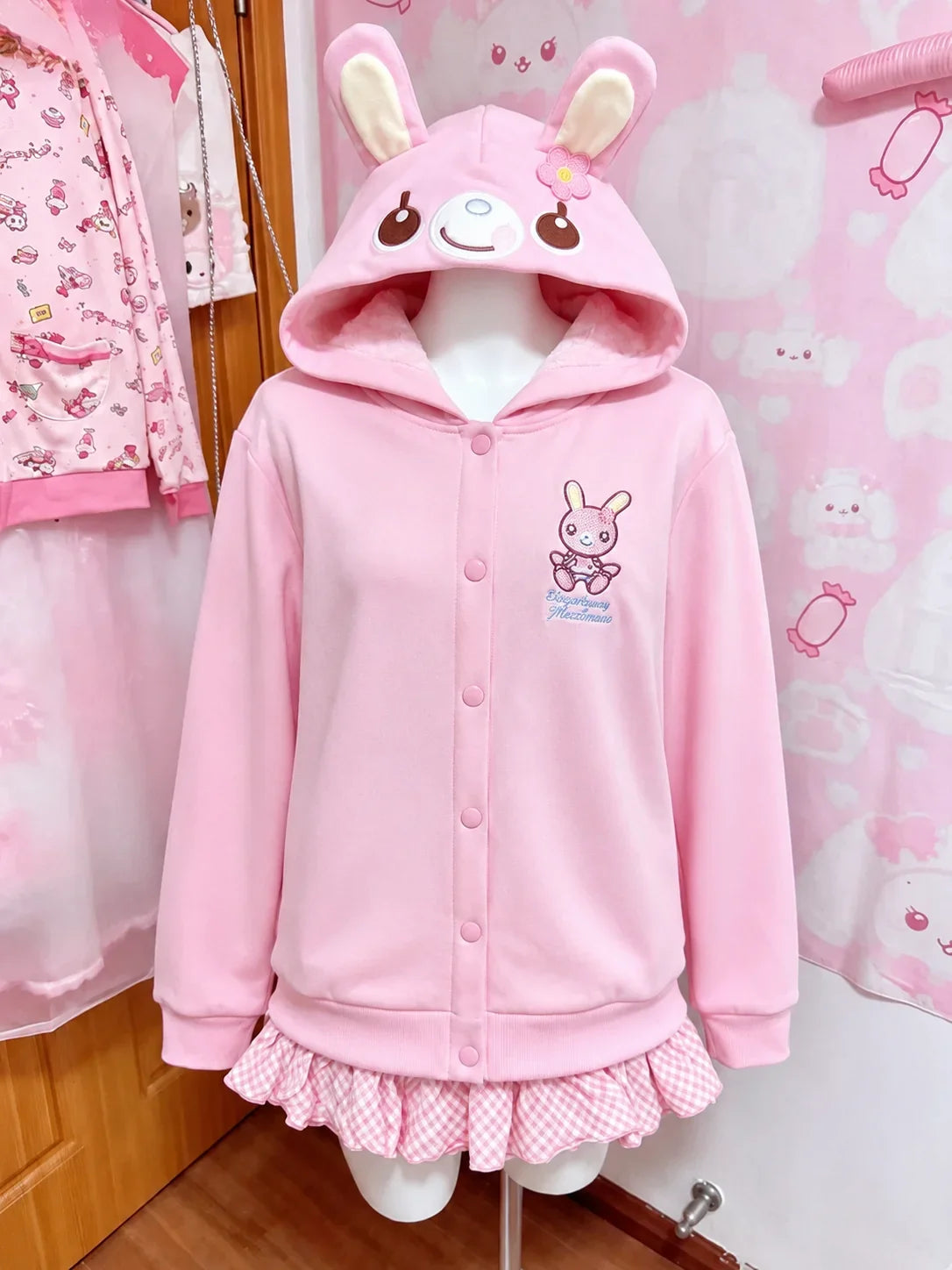American Vintage Japanese Jacket Hooded Women 2026 Cotton Coats Outwear Design Subculture Gothic Sweatshirts Harajuku