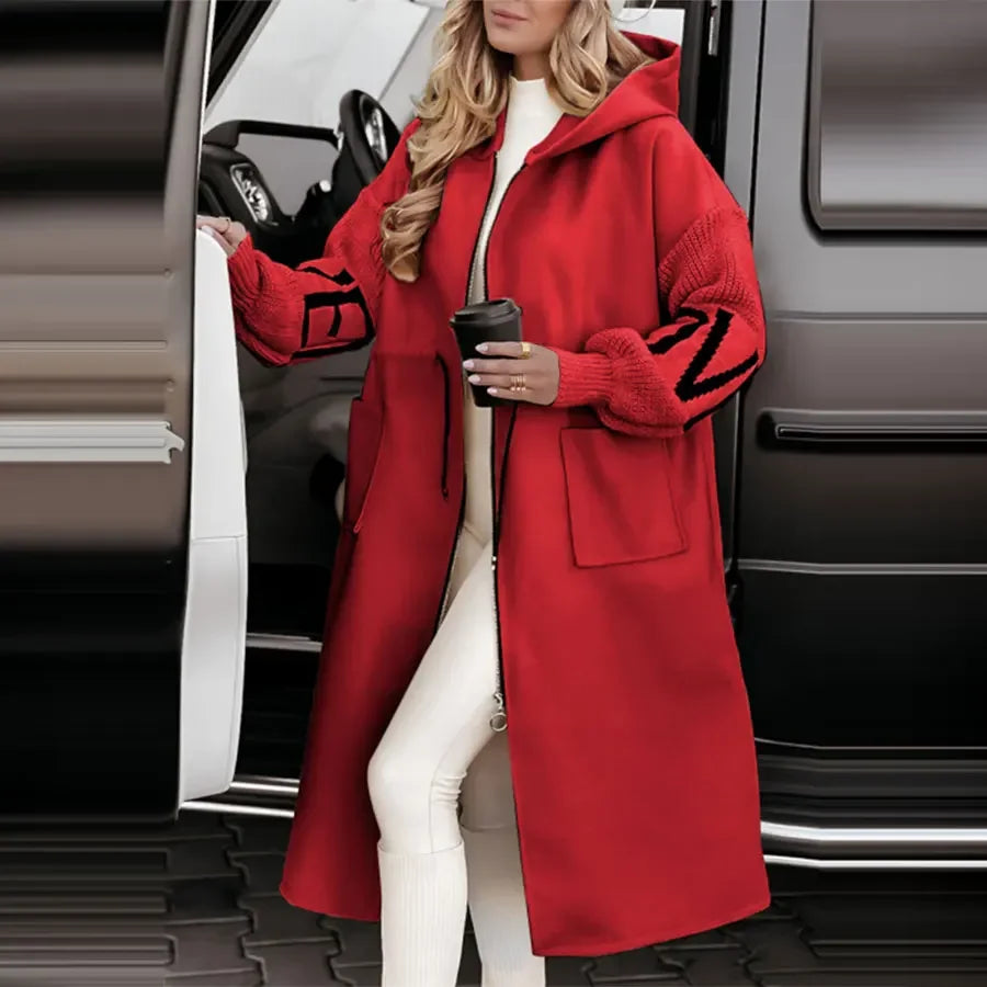 Spring Women Parka Jacket Coat Long White Hoodie Thick Warm Coats Female Spring New Elegant Casual Trendy Ladies Clothes