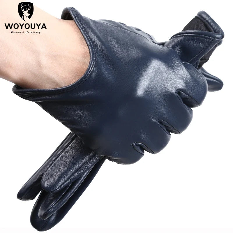 Fashion color Apparel Accessories women's leather gloves,comfortable short Women mitten,warm winter gloves women-2001