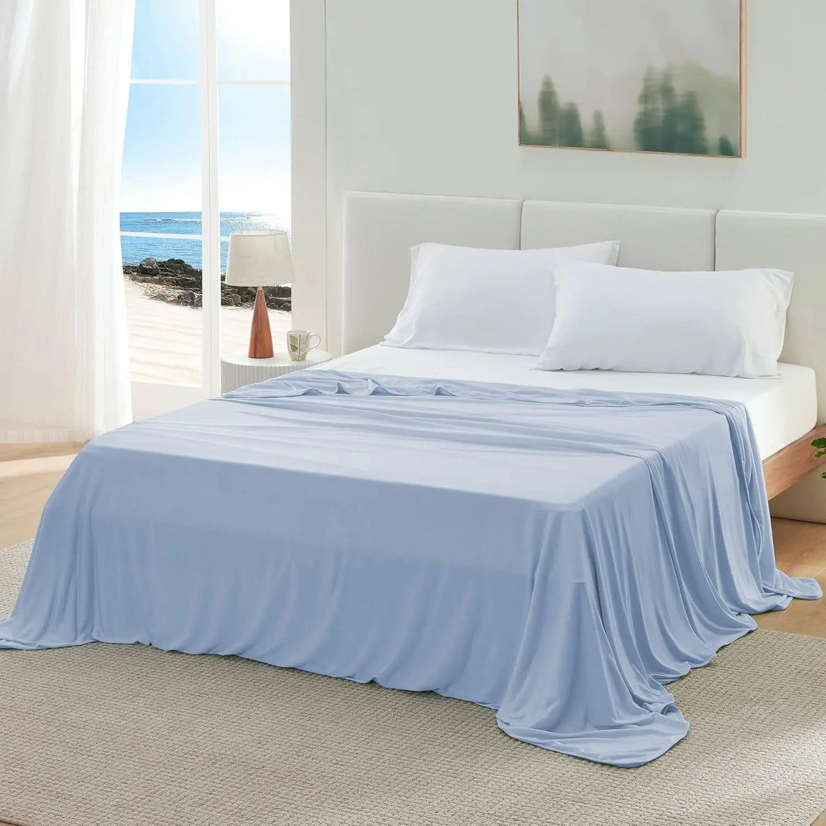 Summer Blanket Ice Silk Cooling Blanket Lightweight Breathable Air Condition Cooling Quilt Skin-friendly Duvet Comforter