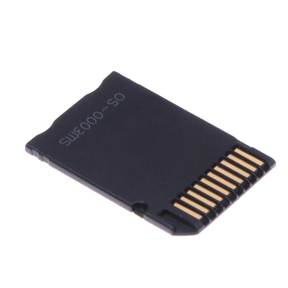 TF To MS Card Mini Memory Stick Card Adapter Plug and Play Card Reader Adapter Replacement Parts Accessories for Pro Duo