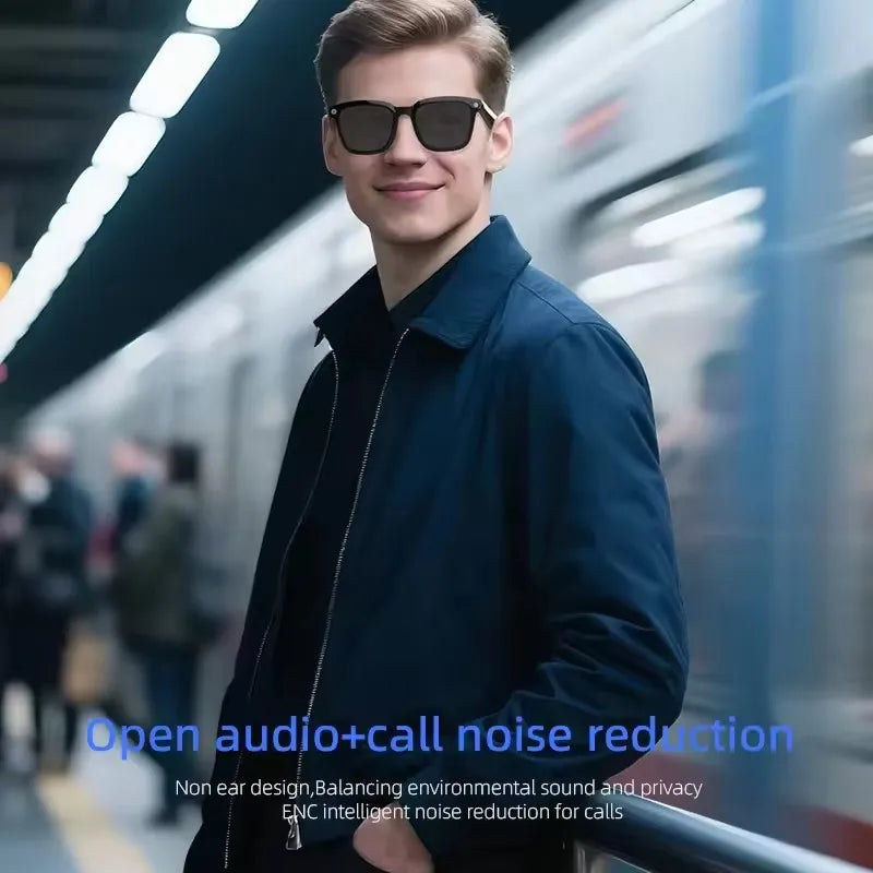 Lenovo AI Smart Glasses AI Translation 8MP HD Camera 4K Shooting Image Bluetooth Call Recording Music Smart Sunglasses 2026 New