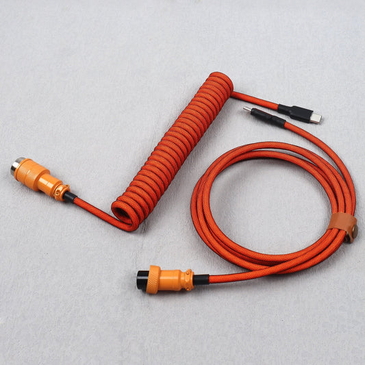 LANO C TO C End Mechanical Keyboard Coilde Cable Aviator Connector Type C Cable Interface Gifts For Game Experiencers Ideas