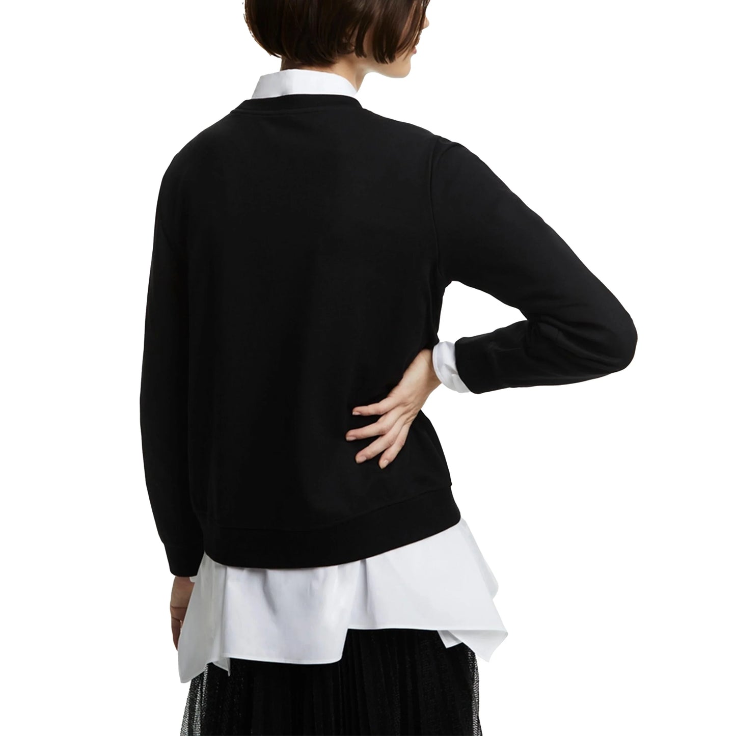 CHCH Spring Autumn New Women's Sweatshirts Coats Clothes Tops Clothing Hooded Long Sleeved Round Neck Pullover Top