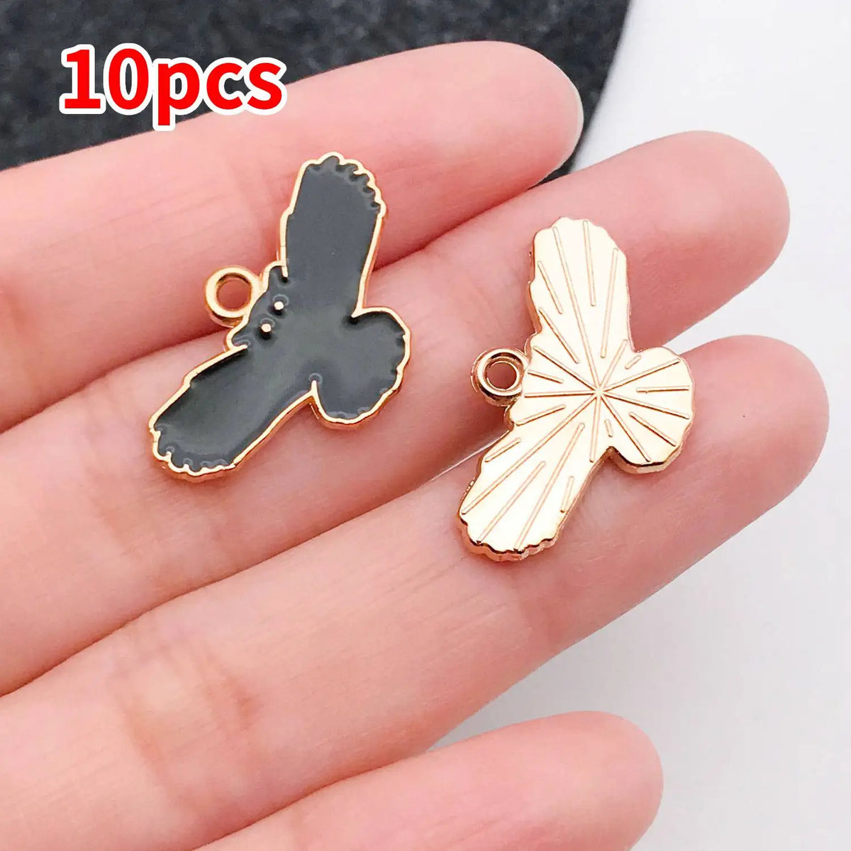 Mix 10/20 pcs of Alloy Enamel Halloween Charms Pendants, Suitable for DIY Necklace, Earring, Keychain Jewelry Making Accessory.