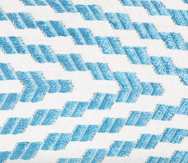 Made to order: Almolonga Blue Silk Pillow