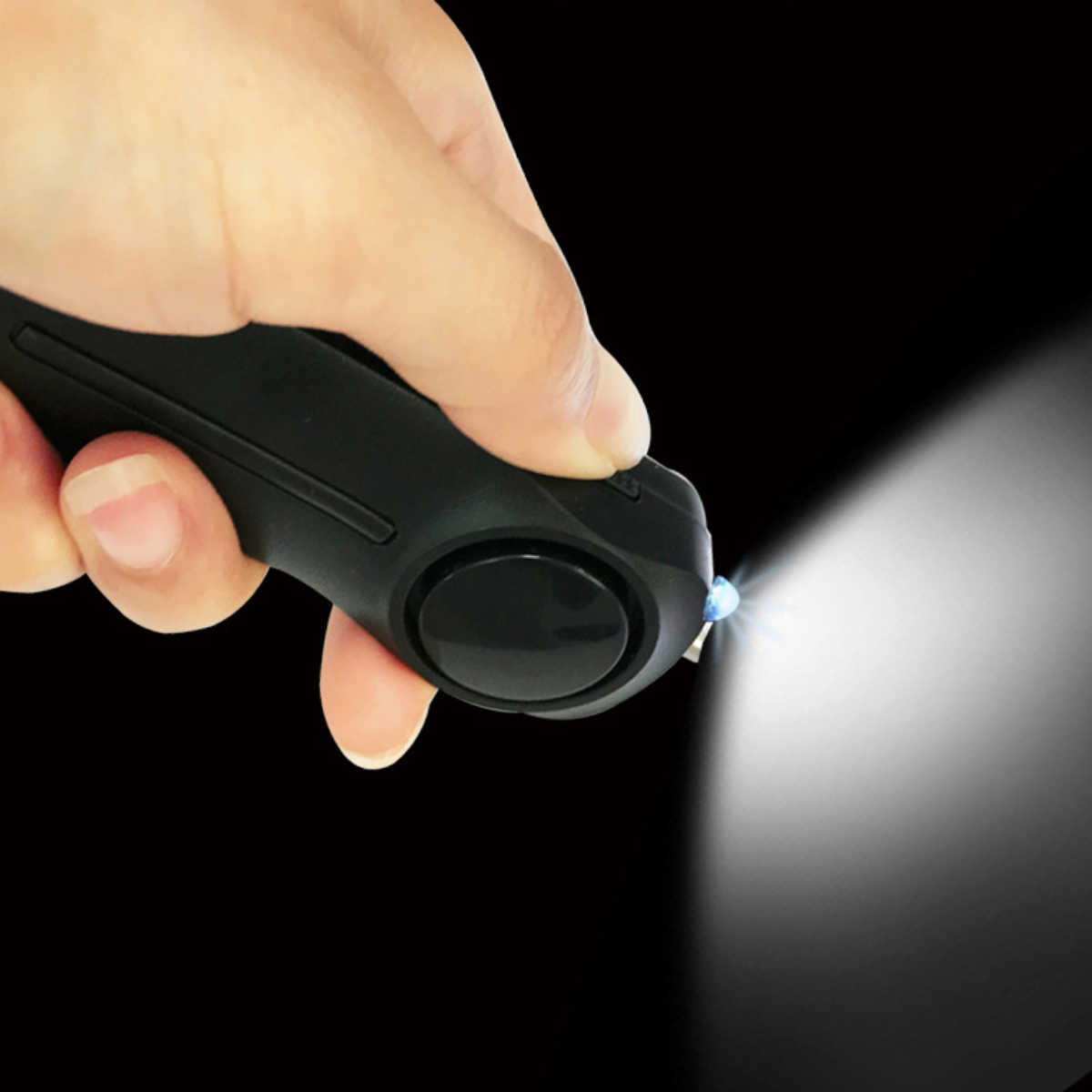 Personal Alarm Keychain with LED Light
