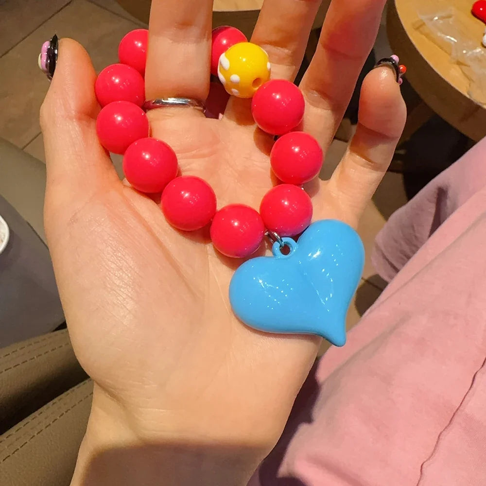 Fashionable Summer Pendant Necklace Simple And Elegant Bracelet Sweet Necklace New Heart-Shaped Jewelry Accessory