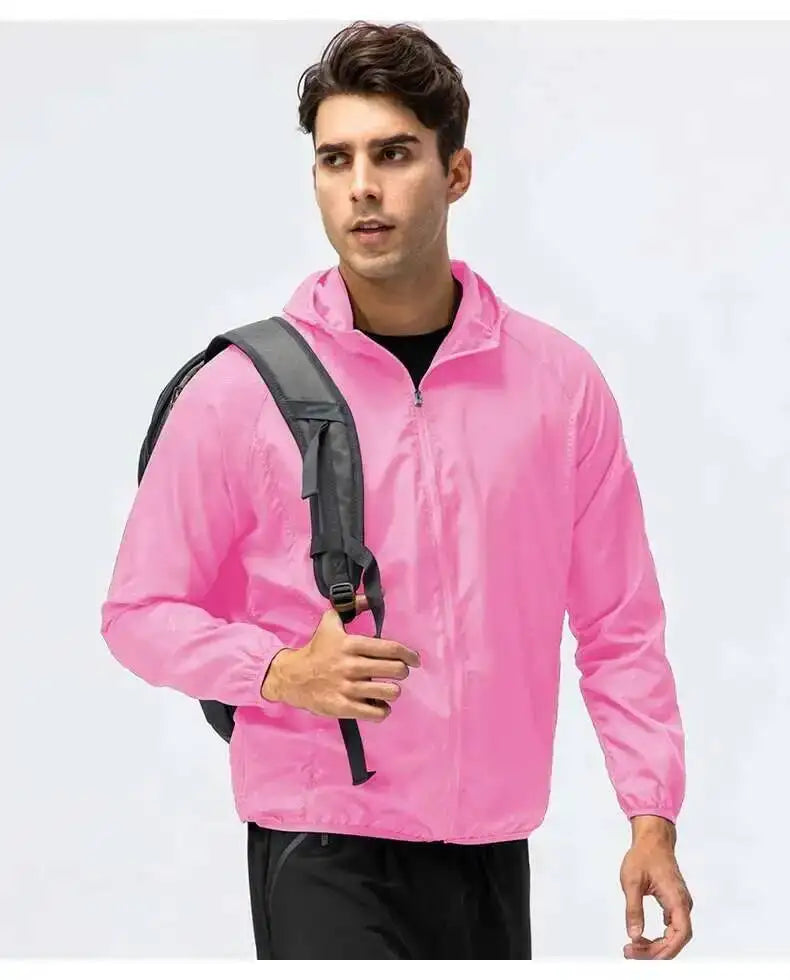 Fishing Rain Wind Breaker Coat For Men Women Waterproof Jacket Hiking Climbing Clothes Sun Protection Quick Dry Rain Coat