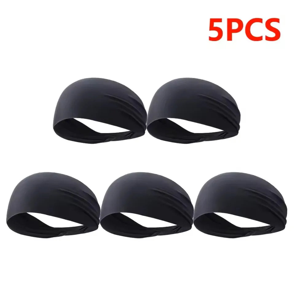 Sweat Absorbing Sports Headband for Running and Yoga