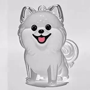 Transparent Dog Hair Storage Pendant Dog Hair Collector Keychain Pet Hair Memorial Bottle for Pet Lovers DIY Memorial Keychain