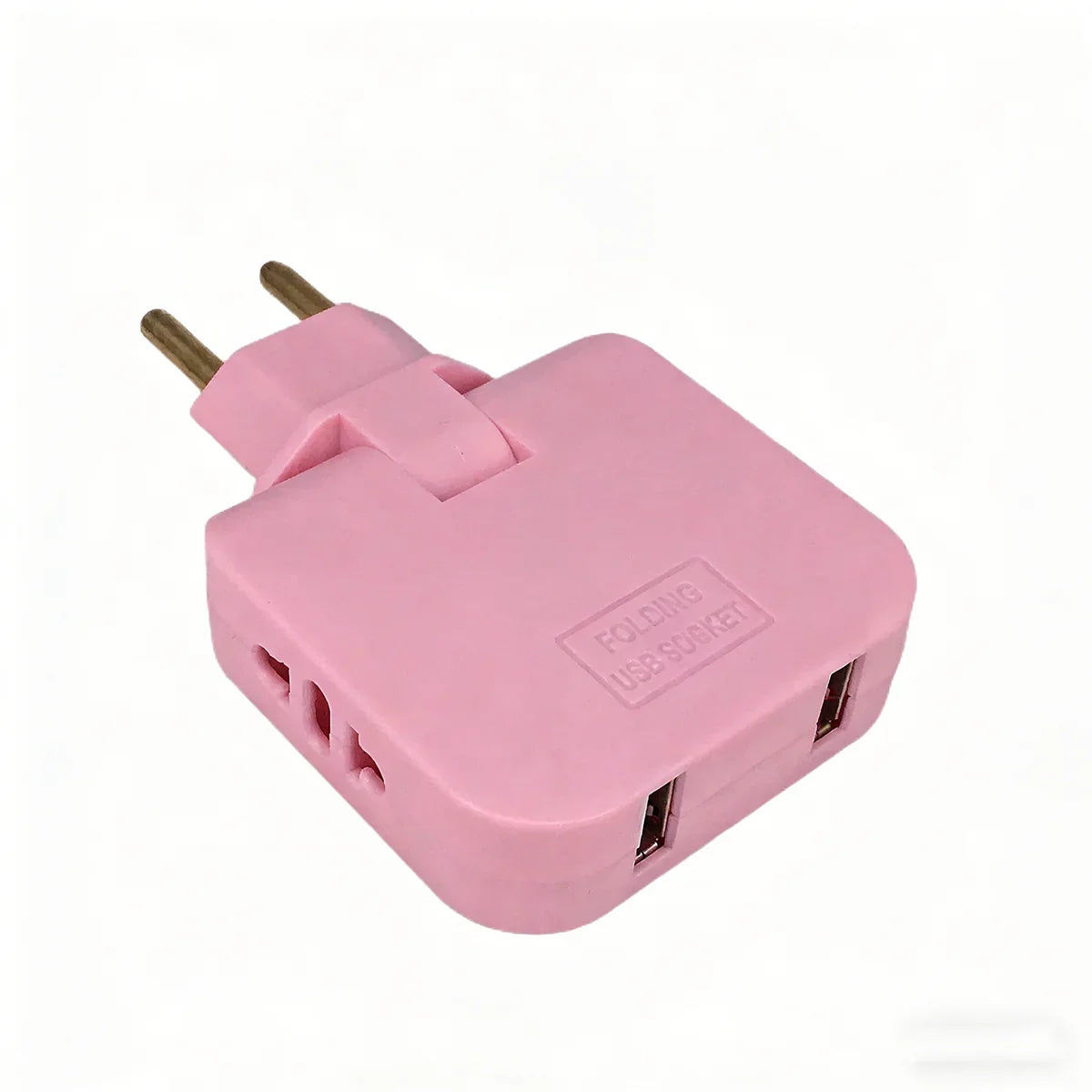 2 USB 3 in 1 EU Power Socket Plug Adapter Foldable US To EU Travel Aadapters Power Converter KR Plug Electrical Socket AC Outlet