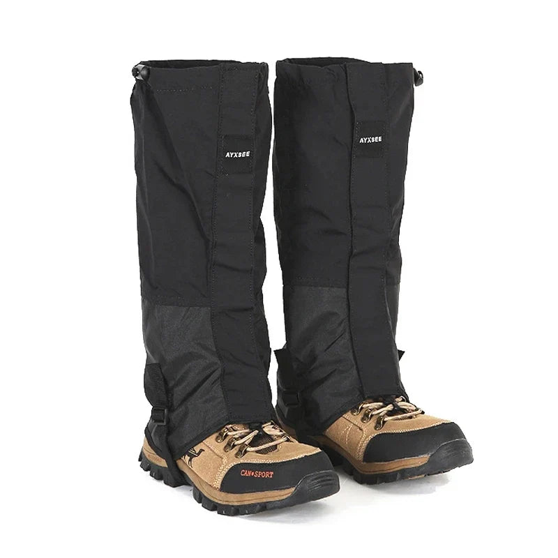 Durable Waterproof Leg Gaiters Hiking Hunting Camping Climb Boots Leggings Covers Outdoor Hunting Winter Snow Skiing Leg Warmers