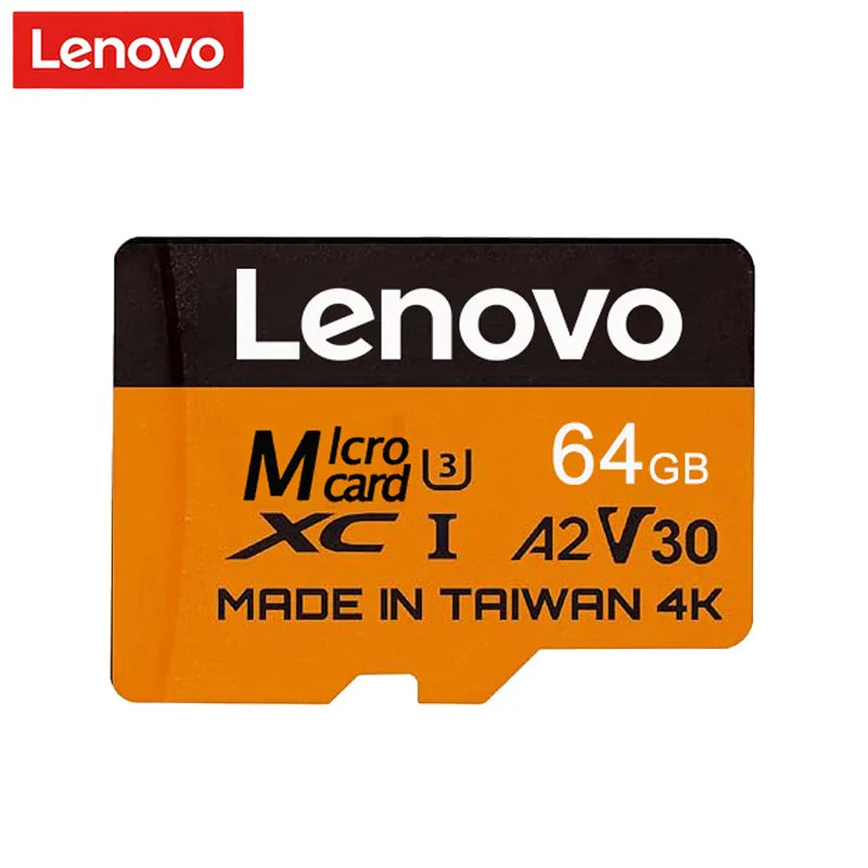 Lenovo High Speed Cartao De Memoria U3 V30 UHS-1 Class 10 Storage Card 1TB 512GB Micro SD Card Flash Cards For Nintendo Switch