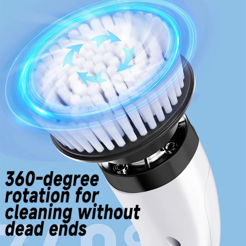 Cordless Household Spin Scrubber Kitchen Gadgets Hair Brushes Bathroom Broom Toilet  Multipurpose Cleaning Brush  Electric Mops