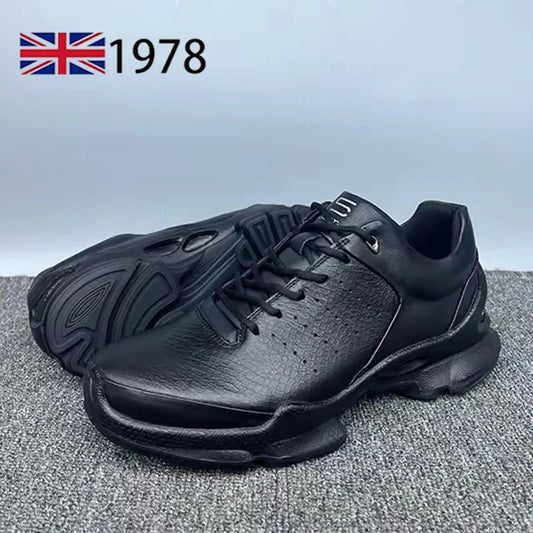 New Mens Casual Shoes Quality Genuine Leather Shoes For Men Lace-up Breathable Fashion Flats Male Black Shoes