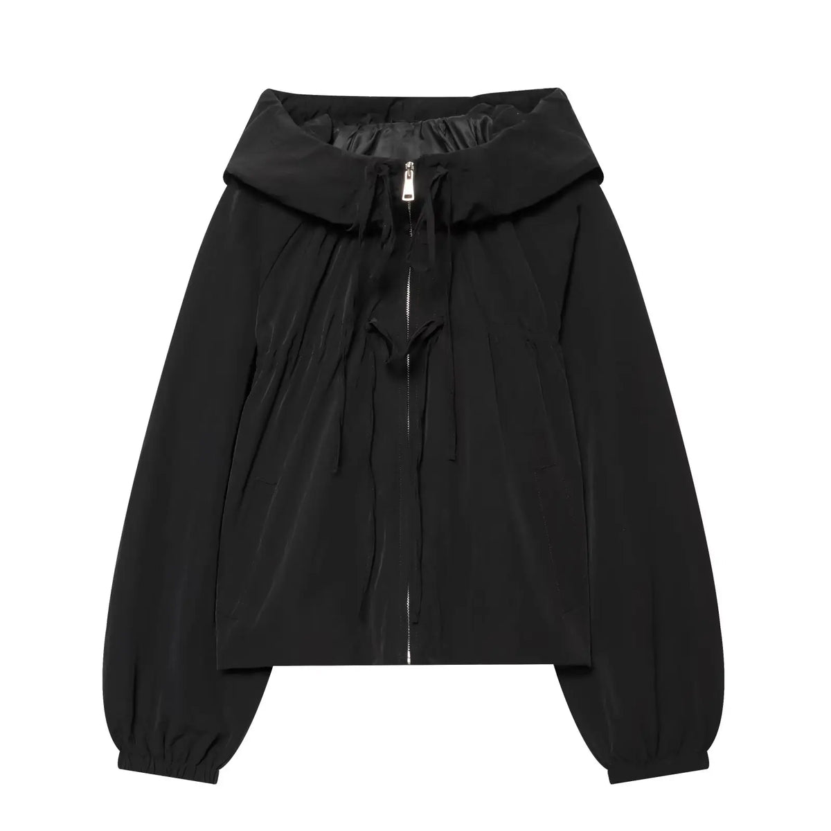 Nlzgmsj 2026 Spring Casual Hoodie Red Jackets Women Long Sleeve Zipper Short Coats Fashion Y2K Girl Outwears