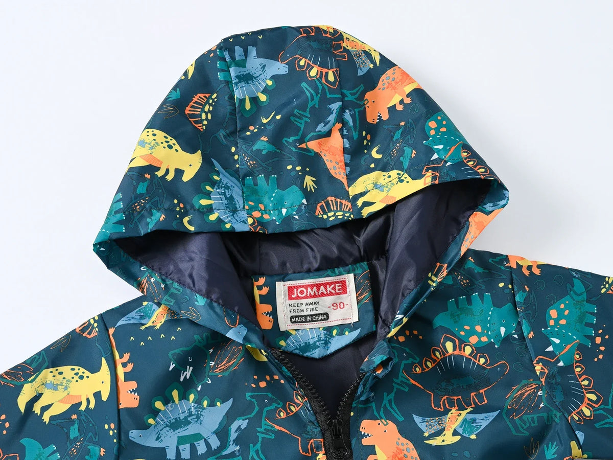 Spring and Autumn hooded thin jacket, fashionable and versatile, suitable for boys aged 1-7