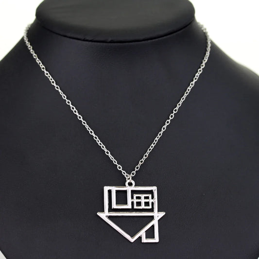 Hip Hop Rock Style Hollow House Pendant Necklace Punk Creative Trend Men Sweater Chain Fashion Clothing Jewelry Accessories Gift