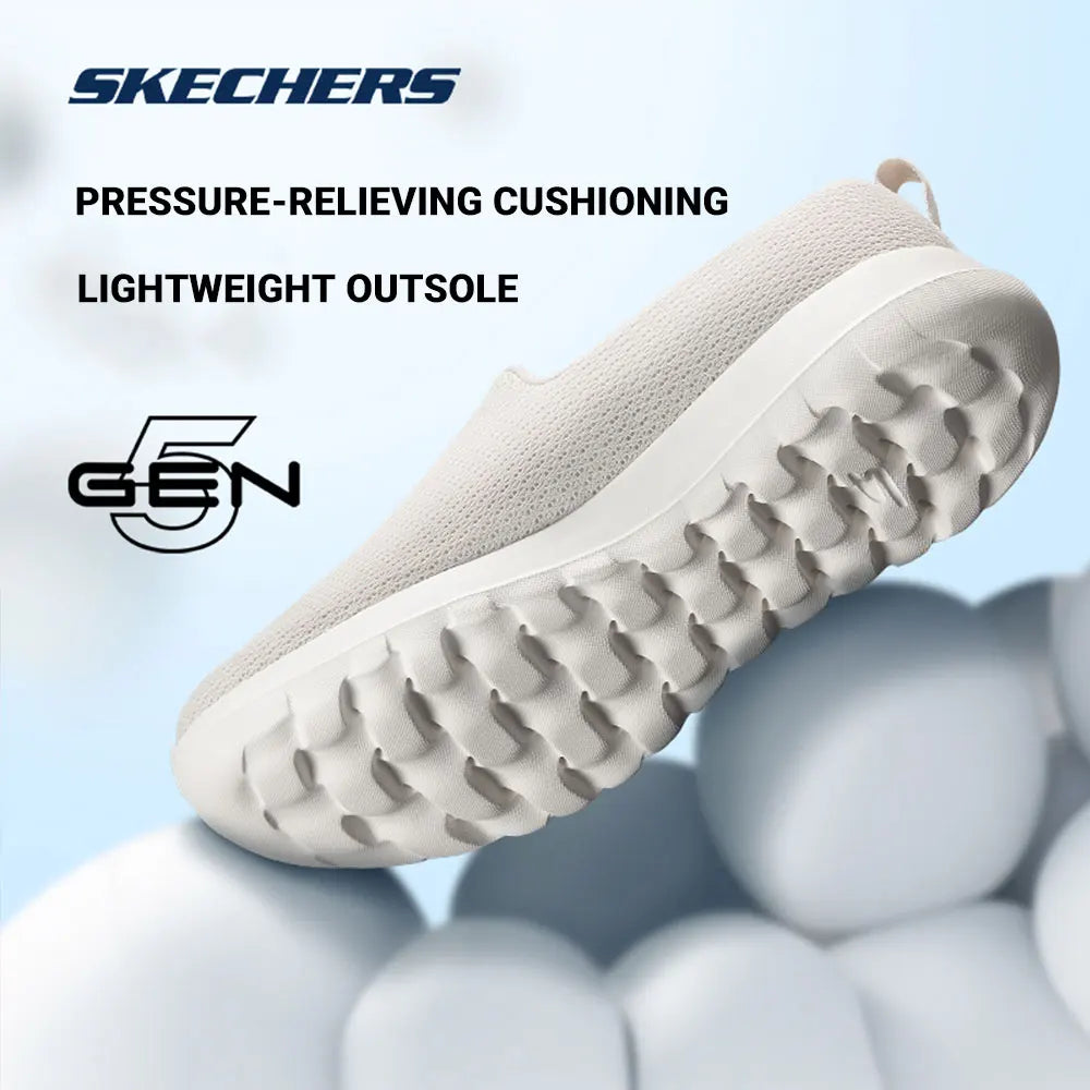 Skechers Casual Shoes, Cushioning and Breathable Women's Shoes, Daily Travel Shoes 124637-Nat
