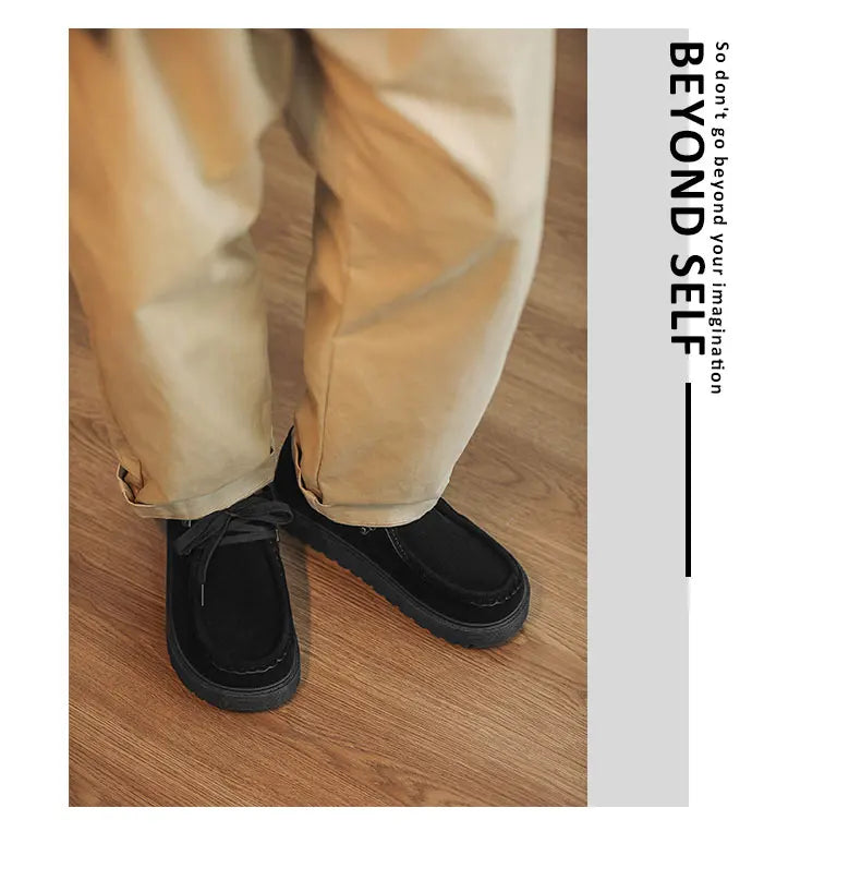 Men Thick Soled Sneakers Fashion Spring/Autumn Soft Board Shoes Personalized Trend Versatile Multi Functional Men Casual Shoes