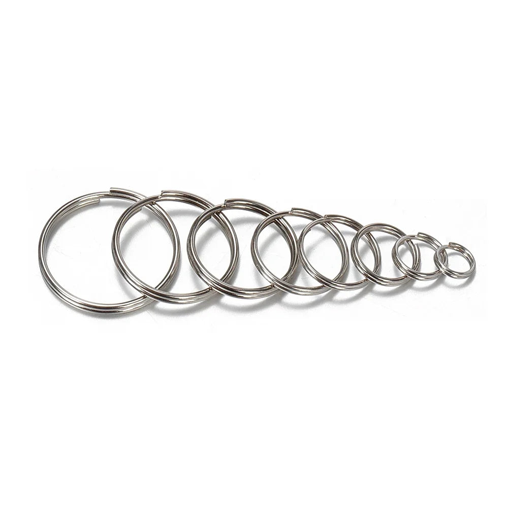 50pcs Key Ring Connector for DIY Keychain Making Findings