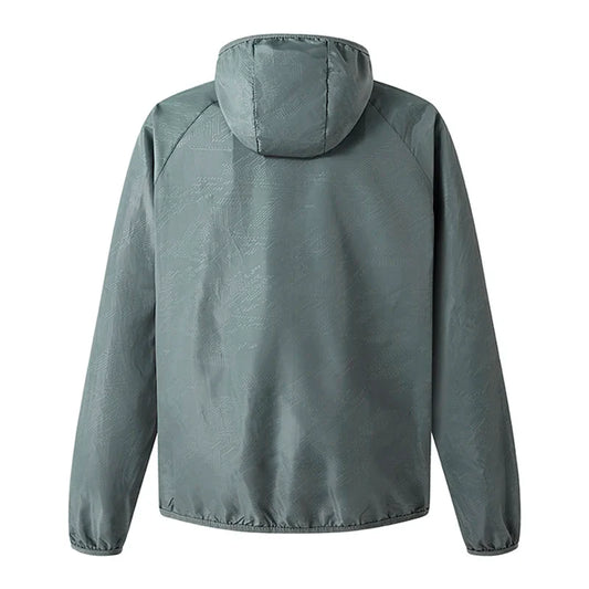 LNGXO Men's Women's Waterproof Hiking Jacket Quick Dry Sun Protection Windbreaker Camping Hunting Climbing Outdoor Rain Coat
