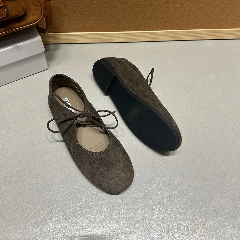 Fashion Butterfly-Knot  Women Flats With Shoes Casual Female Soft Footwear Round Toe Ladies Flats Slip On Shoes