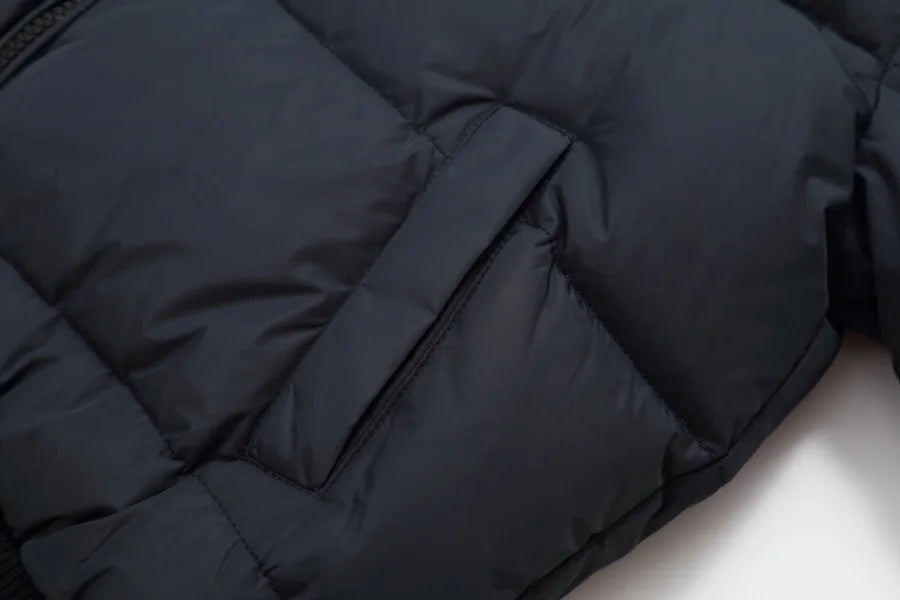 AP 2025 winter design waterproof fabric children down coat for girls and boys clothes