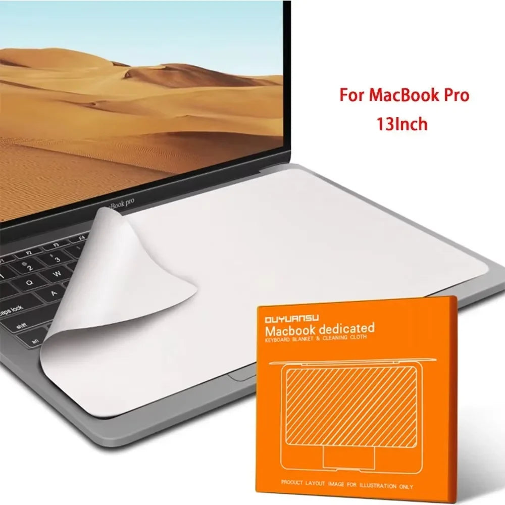 Suitable for MacBook Pro Keyboard Dust Cloth, Air Wiping Cloth, Laptop Computer 13/15/16 Inch Mac Screen Cleaning Cover Cloth