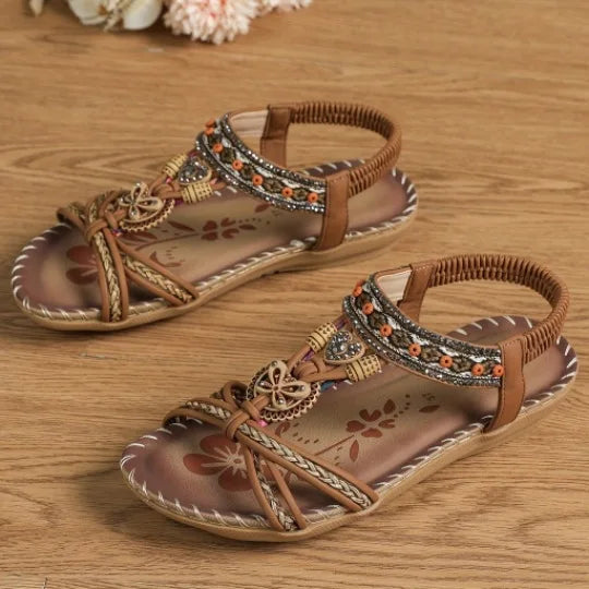 Women's Sandals Bohemian Sandals Outdoor Soft Sole Beach Sandals Platform Lightweight Women Casual Shoes Flat Plus Size Sandal
