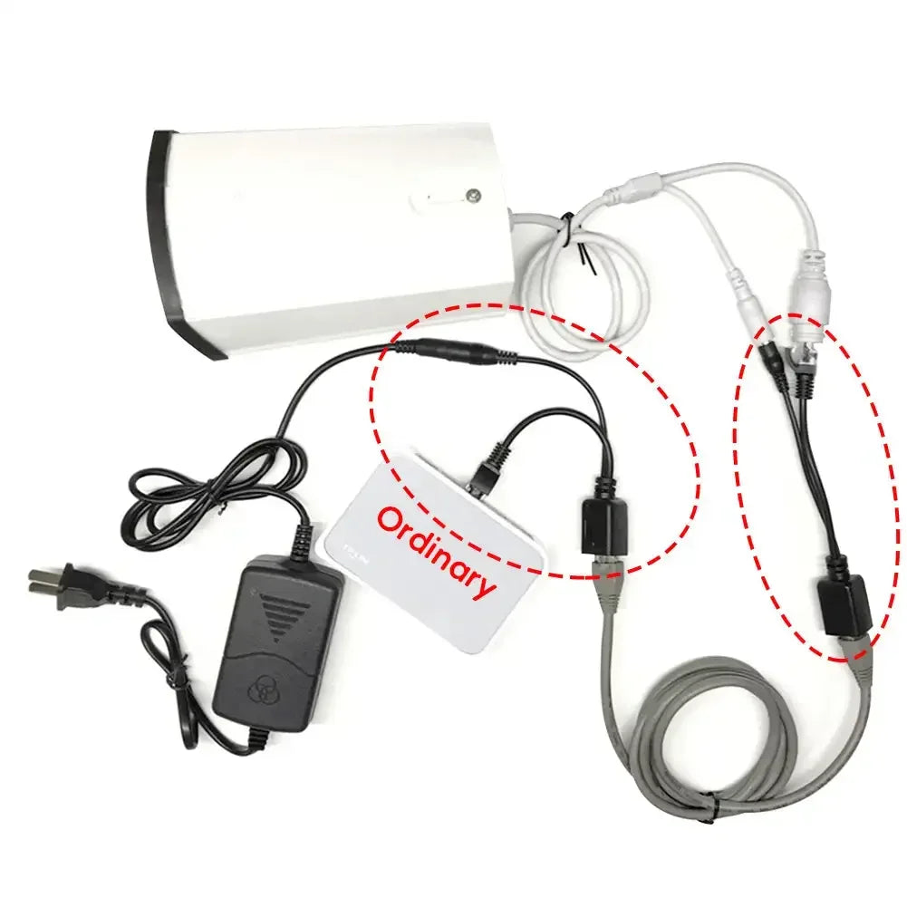 POE Cable Passive Power Over Ethernet Adapter Cable POE Splitter RJ45 Injector Power Supply Module Cables 5V 12v For IP Camea