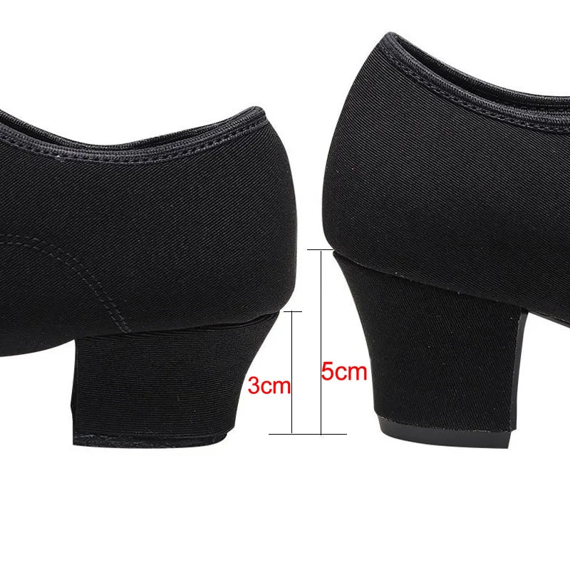 Women Latin Dance Shoes Jazz Ballroom Salsa Dancing Shoes Woman High Heels Children Training Modern Tango Dance Sneakers Female
