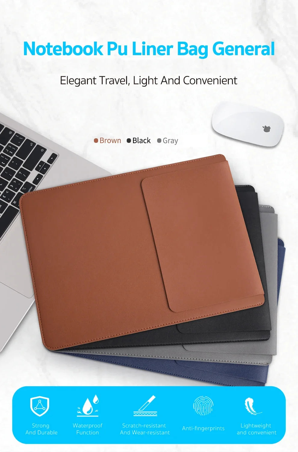 Laptop Sleeve Bag Case For Apple Macbook Air Pro 13 M1 M2 2020 Notebook Sleeve Bag For ASUS 11 12 13.3 14 15 15.6 16 Case