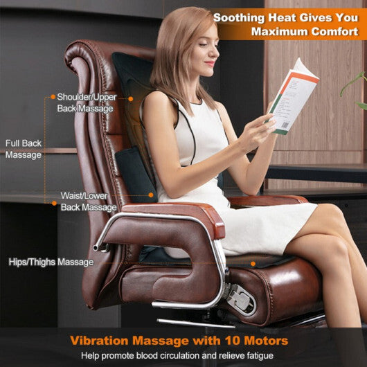 Foldable Full Body Massage Mat with Multiple Settings