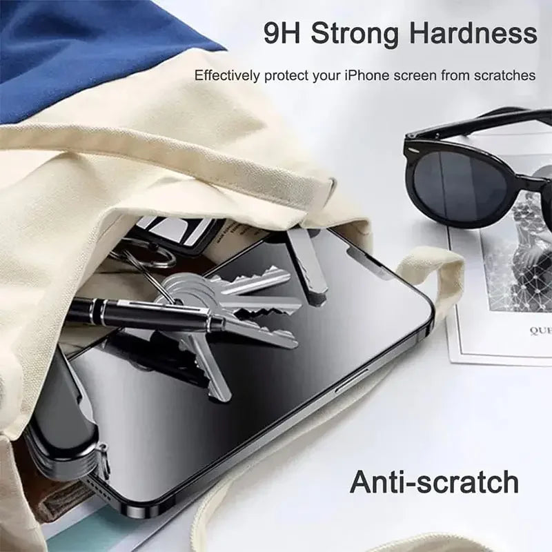 1-5PCS Anti-Spy Glass for iPhone 15 14 13 12 11 Pro Max Mini X XS XR 7 8 Plus Privacy Screen Protector For iPhone 17 16 17Air