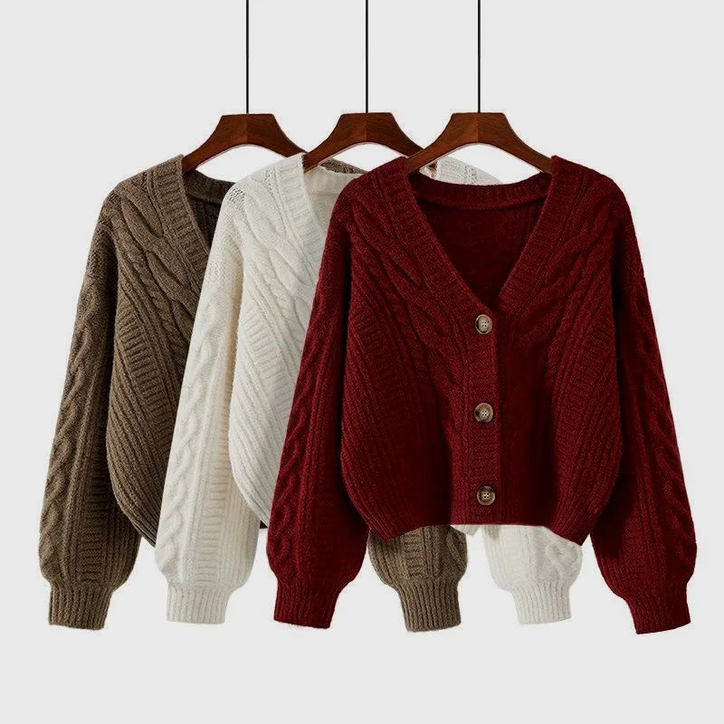 Autumn Winter Fashion Cardigan Sweater Women Knitted Coats Female Solid Long Sleeve Casual Knit Jacket Cardigans Tops Knitwear