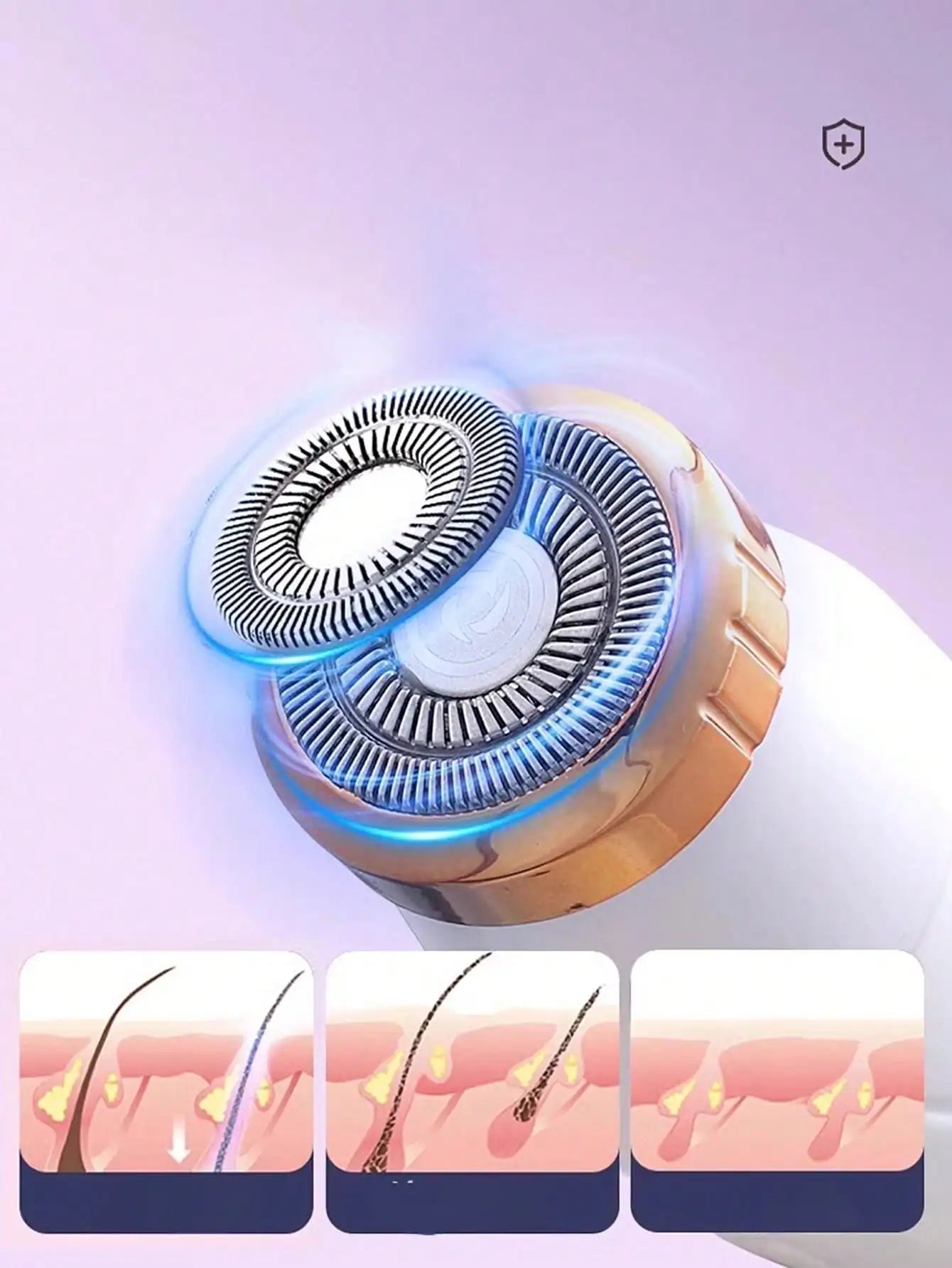 2026 Lady Shaver Hair Remover Women Razor Cordless Facial Hair Remover Machine Bikini Trimmer Leg Electric Razor Rechargeable