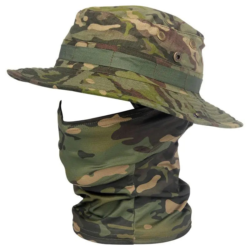 Outdoor UV Protection Boonie Hat with Face Neck Cover
