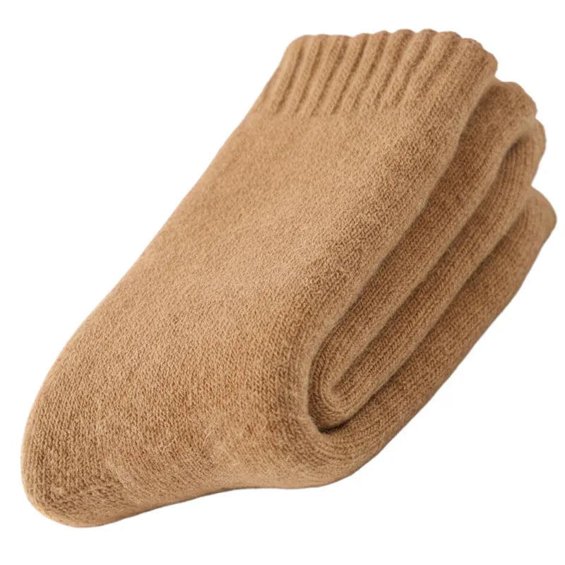 2026 New Winter Super Thicker Warm Socks Wool Male Men Women Socks Solid Socks Merino Wool Socks Against Cold Snow Terry Socks