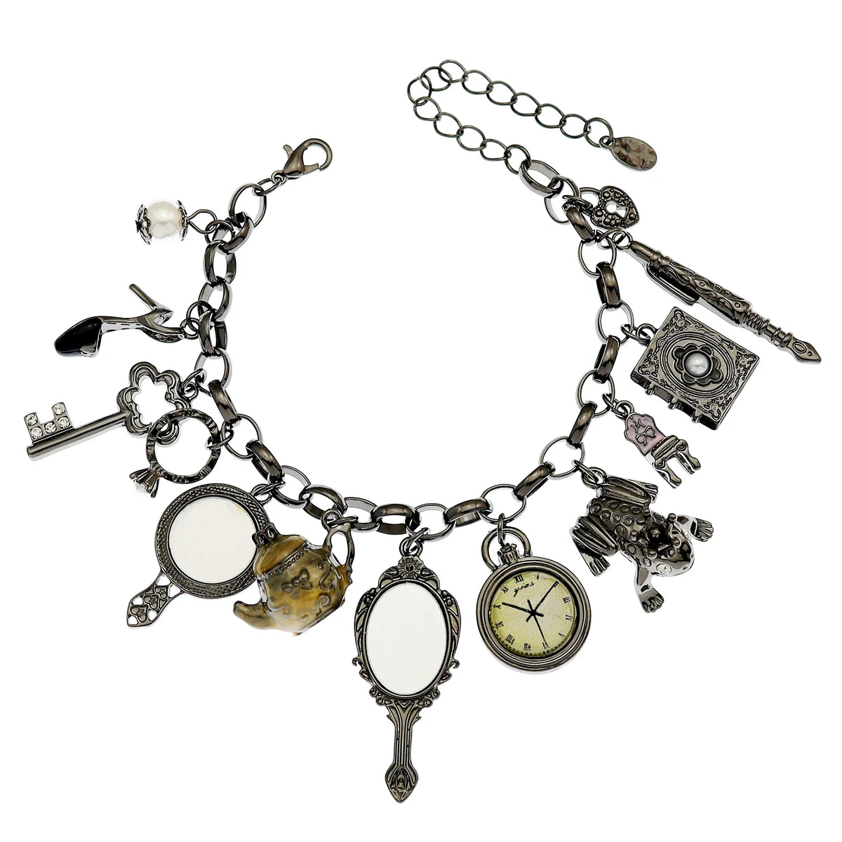 Clearance_Cat Pendant Charm Chain Link Bracelets For Women Cowgirl Cuff Bangles Fashion Jewelry Egyptian Bastet Pulseira Accesso