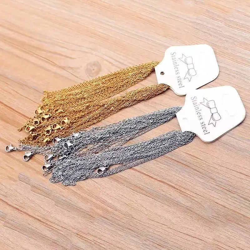 1PCS45+5cm fashionable and simple loose O-shaped collarbone chain necklace, suitable for single or stacked wearing, can be DIY