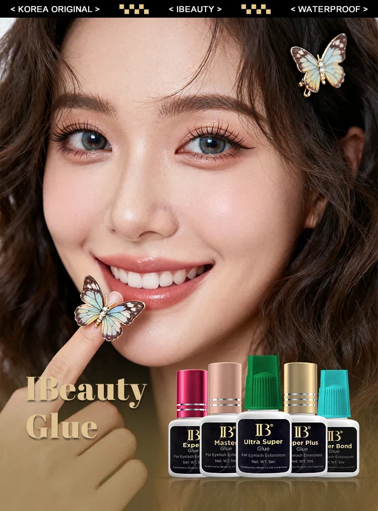 1 Bottle IBeauty Ultra Super Plus Glue Fake Eyelash Extension Korea 0.5s Fast Dry Long Lasting Makeup Tool Adhesive Supplies