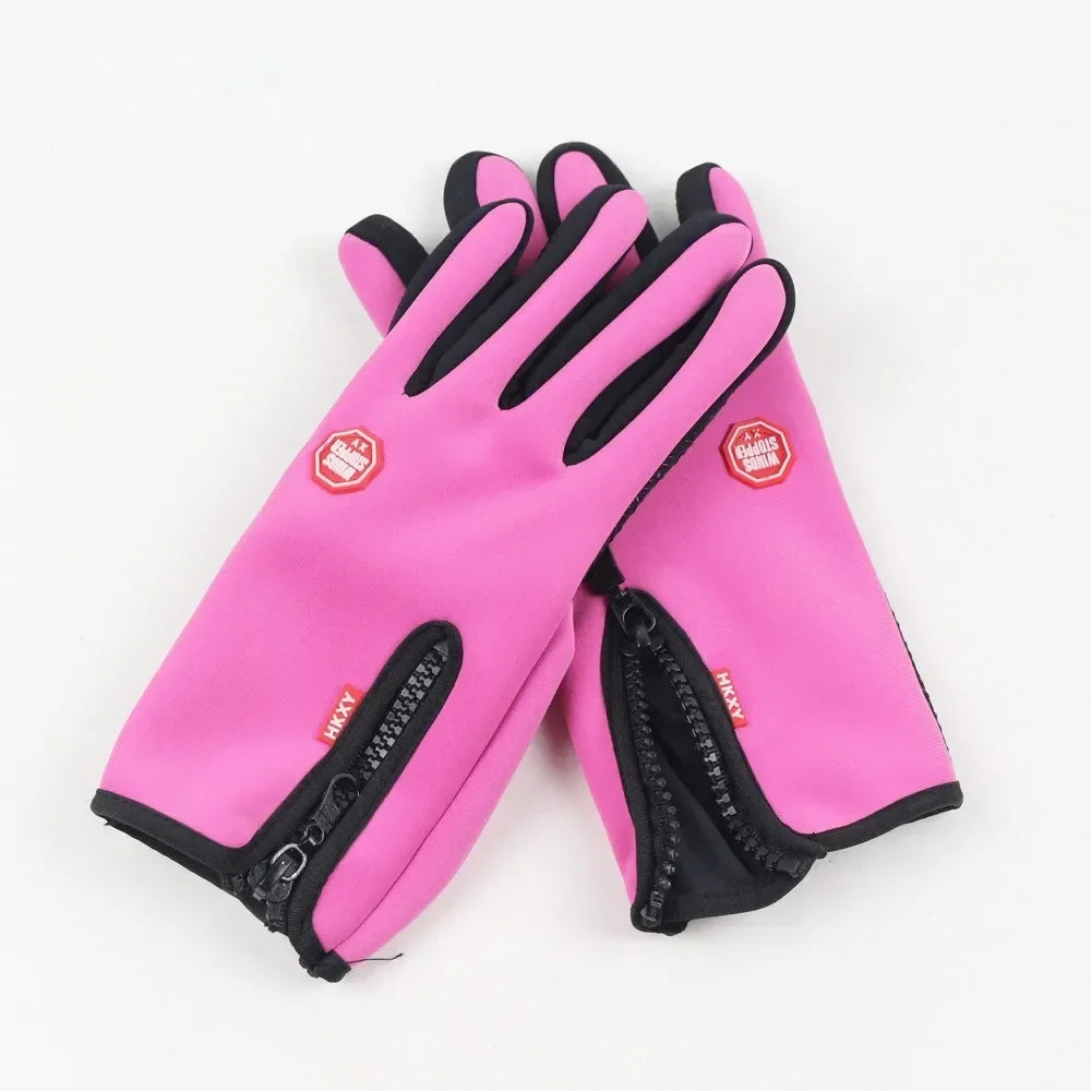 Winter Gloves For Men Women Touchscreen Warm Outdoor Cycling Driving Motorcycle Cold Gloves Windproof Non Slip Gloves