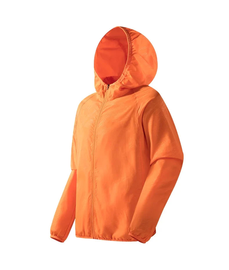 LNGXO Men's Women's Waterproof Hiking Jacket Quick Dry Sun Protection Windbreaker Camping Hunting Climbing Outdoor Rain Coat