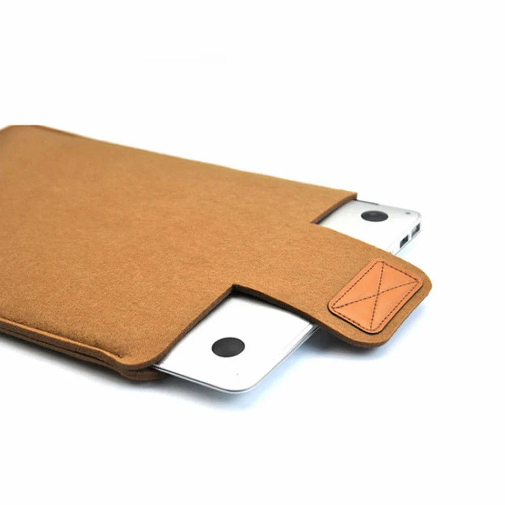 Solid Color Felt Sleeve Tablet Storage Bag Slim Cover Case for MacBooks Air pro 13 Inch