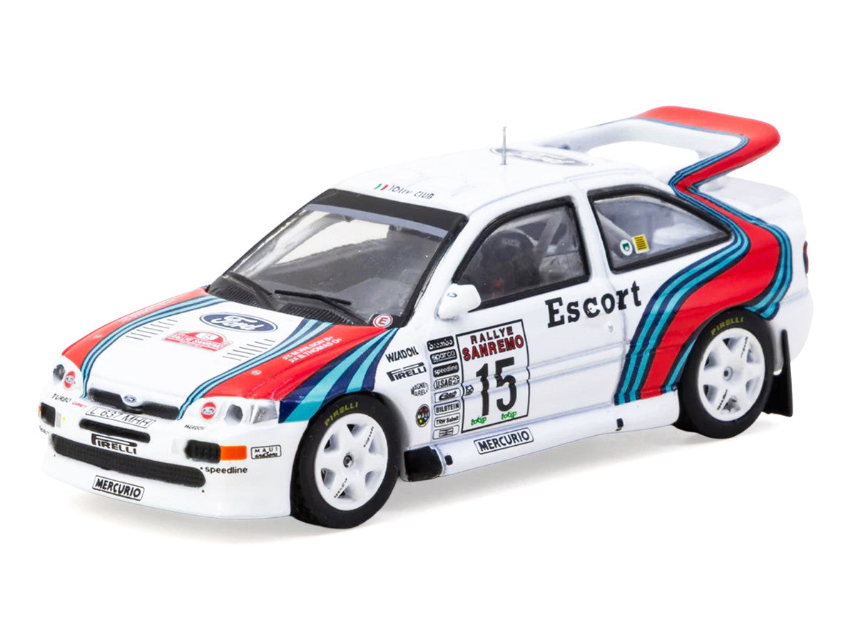 Ford Escort RS Cosworth WRC #15 Malcolm Wilson - Bryan Thomas "Rallye Sanremo" (1994) "Hobby64" Series 1/64 Diecast Model Car by Tarmac Works