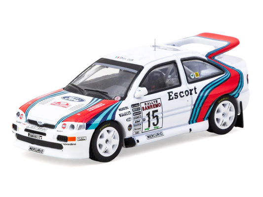 Ford Escort RS Cosworth WRC #15 Malcolm Wilson - Bryan Thomas "Rallye Sanremo" (1994) "Hobby64" Series 1/64 Diecast Model Car by Tarmac Works